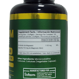 GLICINATO DE MAGNESIO X 100 softgels